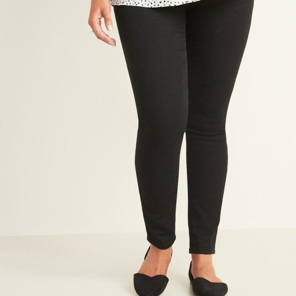Maternity Full-Panel Black Skinny Jeans
